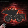 Custom-Boy-Drump-Truck-Driver-Metal-Wall-Art-LED-Light_5