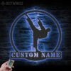 Custom-Boy-Taekwondo-Martial-Arts-Metal-Wall-Art-with-LED-Light