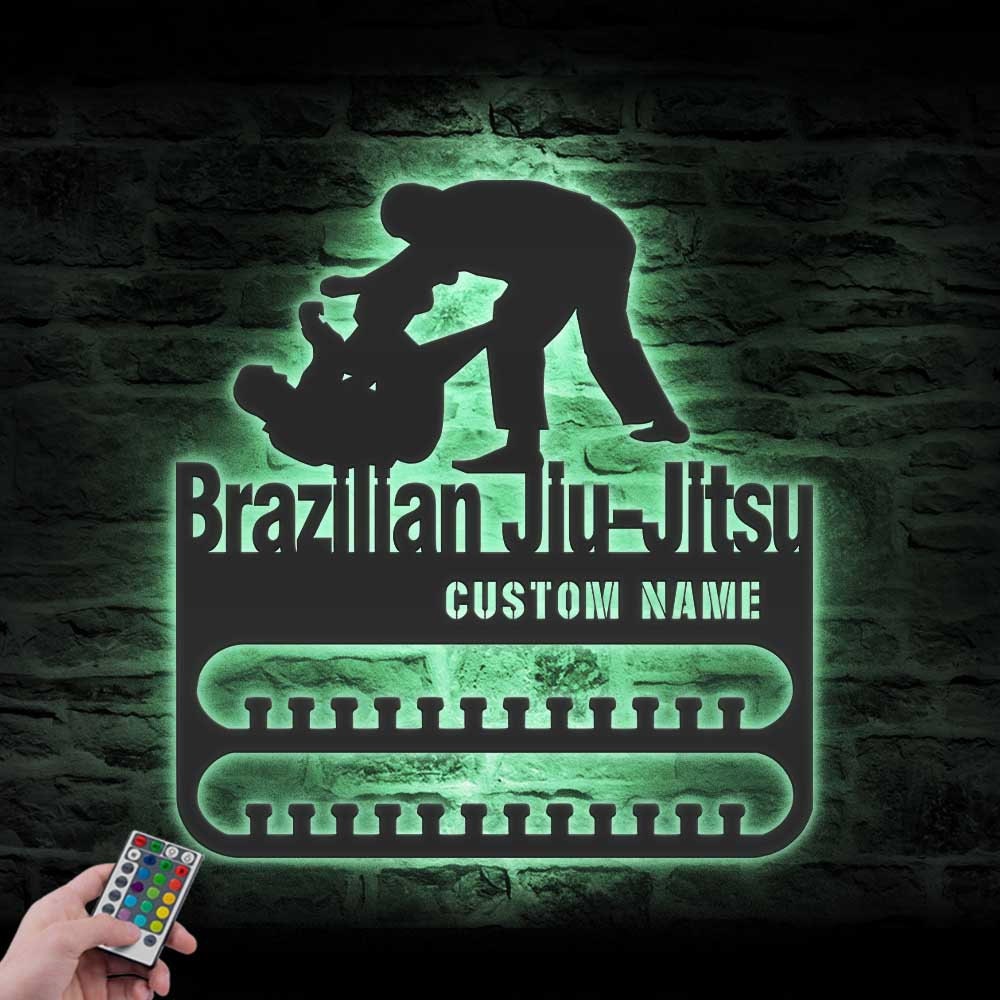 Custom-Brazilian-Jiu-Jitsu-Medal-Hanger-With-Led-Light_1