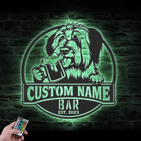 Custom-Briard-Thirsty-Beer-Pub-Metal-Wall-Art-LED-Light_3