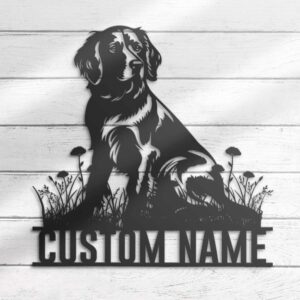 Custom-Brittany-Spaniel-Metal-Wall-Art-LED-Light_1