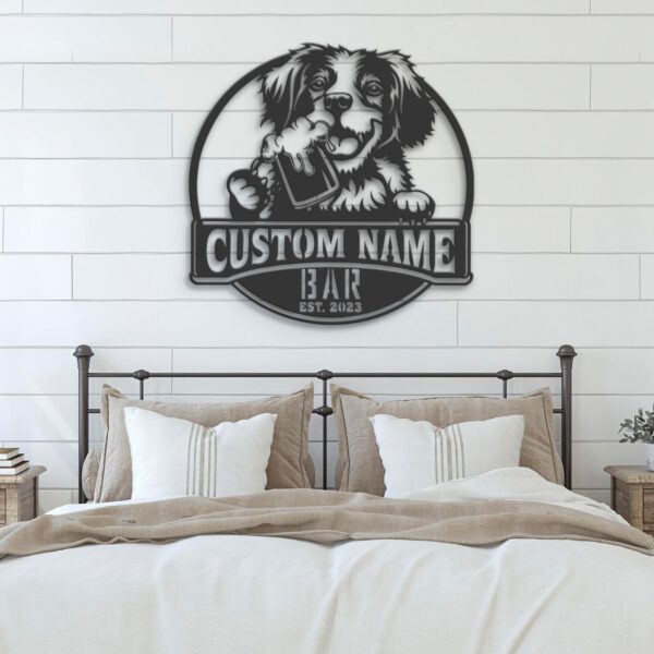 Custom-Brittany-Spaniel-Thirsty-Beer-Pub-Metal-Wall-Art-LED-Light_8