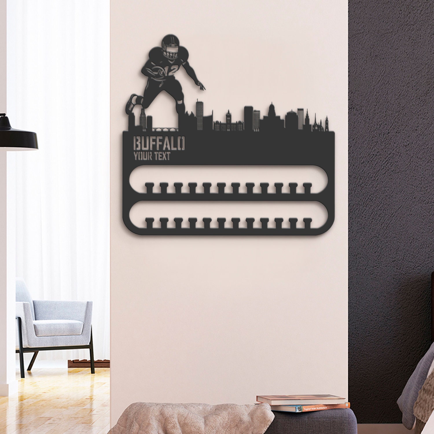 Custom-Buffalo-Skyline-American-Football-Medal-Hanger-With-Led-Light_4