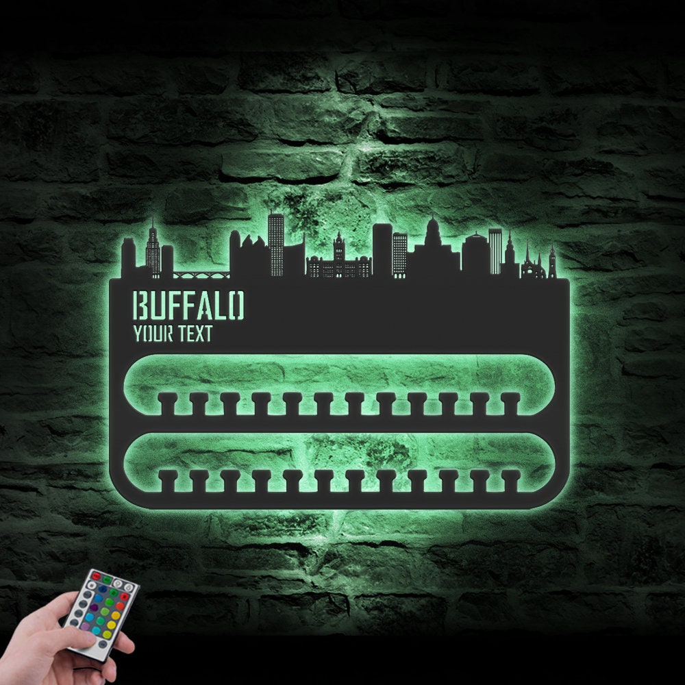 Custom-Buffalo-Skyline-Sport-Medal-Hanger-With-Led-Light_4