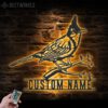 Custom-Bulbul-Bird-Metal-Wall-Art-LED-Light-5