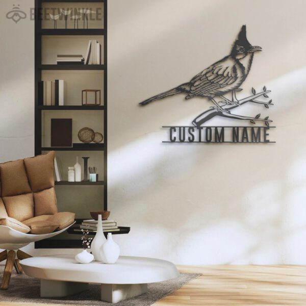 Custom-Bulbul-Bird-Metal-Wall-Art-LED-Light-7