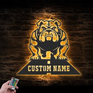 Custom-BullDog-Metal-Wall-Art-LED_2