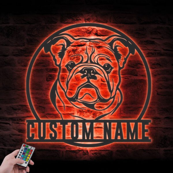 Custom-BullDog-Metal-Wall-LED-Light_2