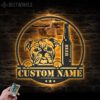 Custom-Bulldog-Beer-Bar-Metal-Wall-Art-LED-Light-3