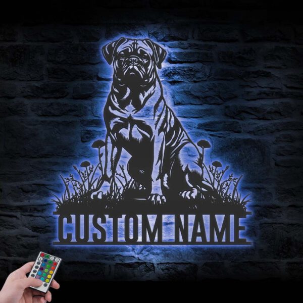 Custom-Bullmastiff-Metal-Wall-Art-LED_8