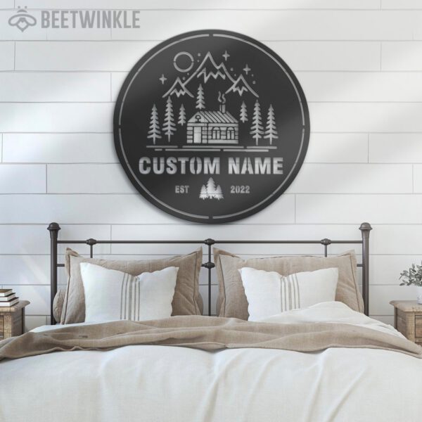 Custom-Cabin-Life-Metal-Wall-Art-LED-Light-7