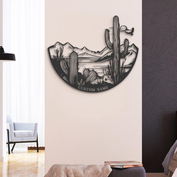 Custom-Cactus-Desert-Mountain-Metal-Wall-Art-LED-Light-12