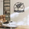 Custom-Caffeine-Molecule-Metal-Wall-Art-LED-Light-3