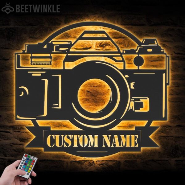 Custom-Camera-Photo-Taking-Metal-Wall-Art-LED-Light-7-1