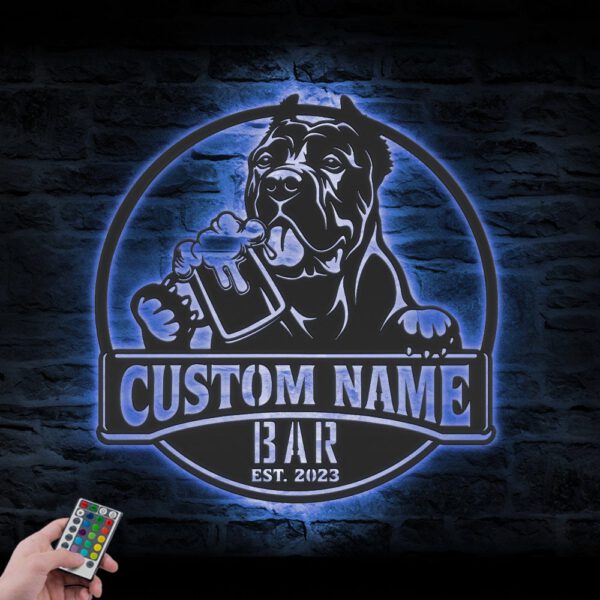 Custom-Cane-Corso-Thirsty-Beer-Pub-Metal-Wall-Art-LED-Light_1