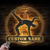 Custom-Capoeira-Metal-Wall-Art-with-LED-Light