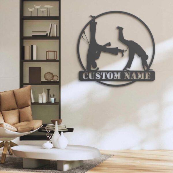 Custom-Capoeira-Metal-Wall-Art-with-LED-Light-2-1