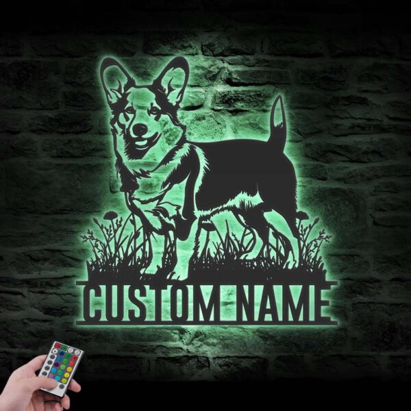 Custom-Cardigan-Welsh-Corgi-Metal-Wall-Art-LED_2