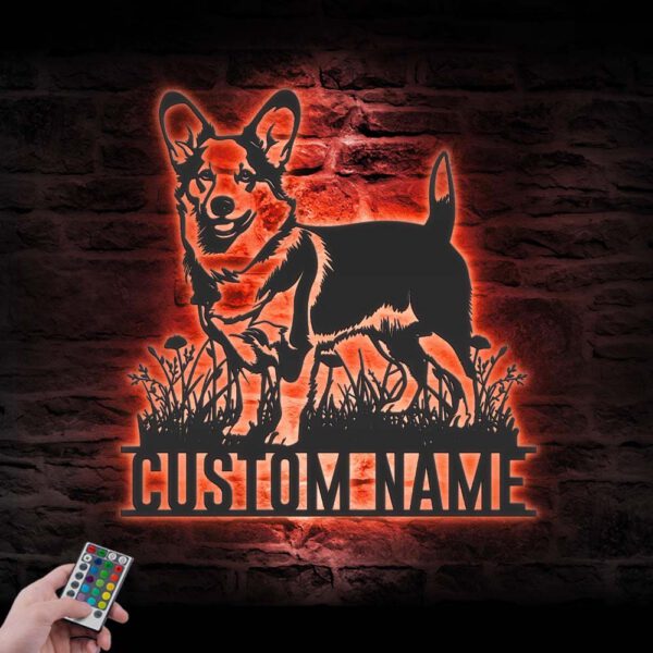 Custom-Cardigan-Welsh-Corgi-Metal-Wall-Art-LED_7