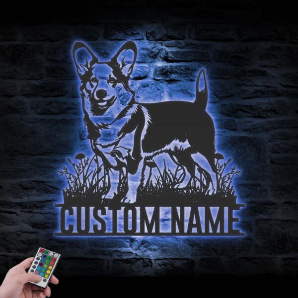 Custom-Cardigan-Welsh-Corgi-Metal-Wall-Art-LED_8