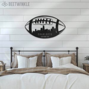 Custom-Carolina-Skyline-American-Football-Metal-Wall-Art-LED-Light-2