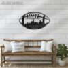 Custom-Carolina-Skyline-American-Football-Metal-Wall-Art-LED-Light-5