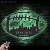 Custom-Carolina-Skyline-American-Football-Metal-Wall-Art-LED-Light-8