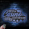 Custom-Casino-Playing-Cards-Chips-Gambling-Dice-Poker-Metal-Wall-Art-LED-Light-11