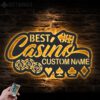 Custom-Casino-Playing-Cards-Chips-Gambling-Dice-Poker-Metal-Wall-Art-LED-Light-14