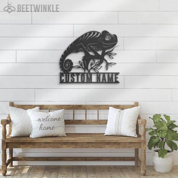 Custom-Chameleon-Metal-Wall-Art-LED-Light-8