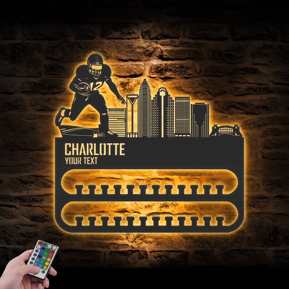 Custom-Charlotte-Skyline-American-Football-Medal-Hanger-With-Led-Light_5