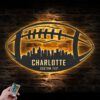 Custom-Charlotte-Skyline-American-Football-Metal-Wall-Art-LED-Light-2