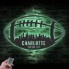 Custom-Charlotte-Skyline-American-Football-Metal-Wall-Art-LED-Light-4