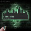 Custom-Charlotte-Skyline-Metal-Wall-Art-LED-Light