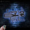 Custom-Chef-Logo-Metal-Wall-Art-LED-Light-2