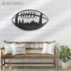 Custom-Chicago-Skyline-American-Football-Metal-Wall-Art-LED-Light-7