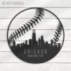 Custom-Chicago-Skyline-Baseball-Metal-Wall-Art-LED-Light-6