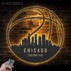 Custom-Chicago-Skyline-Basketball-Metal-Wall-Art-LED-Light-6