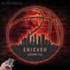 Custom-Chicago-Skyline-Basketball-Metal-Wall-Art-LED-Light-8