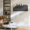 Custom-Chicago-Skyline-Metal-Wall-Art-LED-Light-5