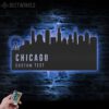 Custom-Chicago-Skyline-Metal-Wall-Art-LED-Light-8