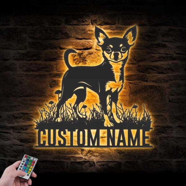 Custom-Chihuahua-Metal-Wall-Art-LED-Light_7