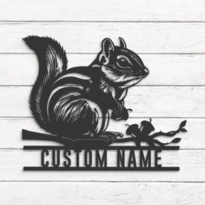 Custom-Chipmunk-Metal-Wall-Art-LED-Light-3