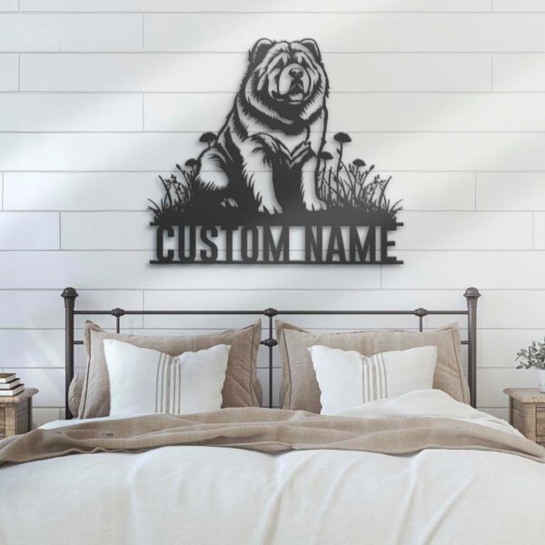 Custom-Chow-Chow-Metal-Wall-Art-LED-Light_5