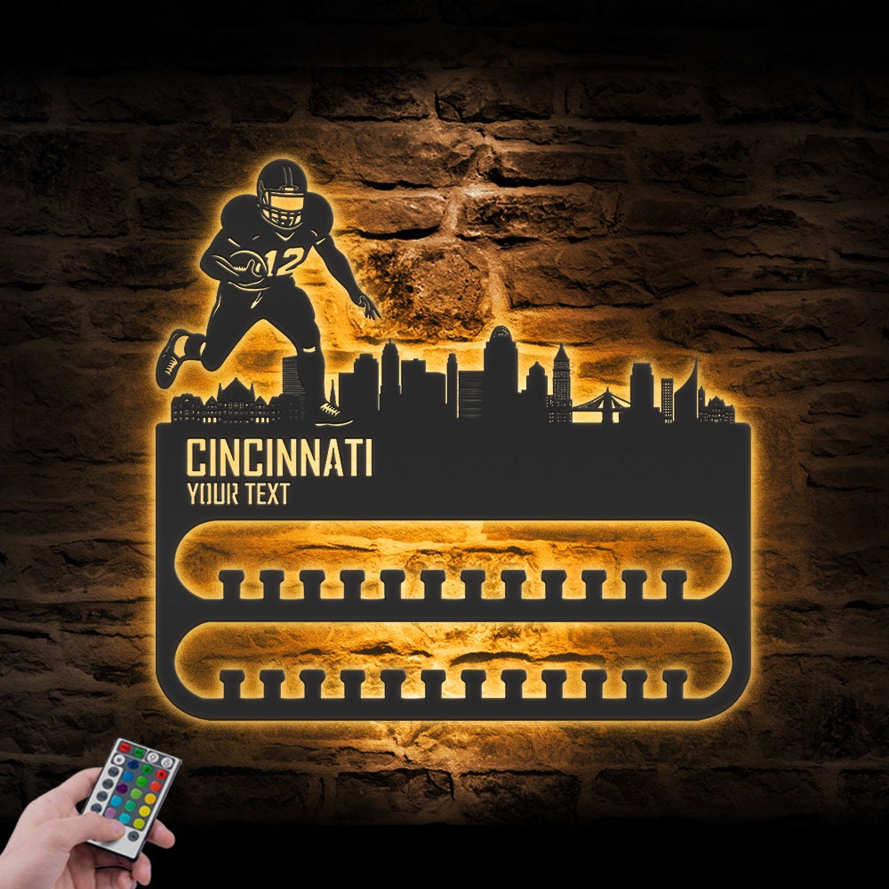 Custom-Cincinnati-Skyline-American-Football-Medal-Hanger-With-Led-Light_3