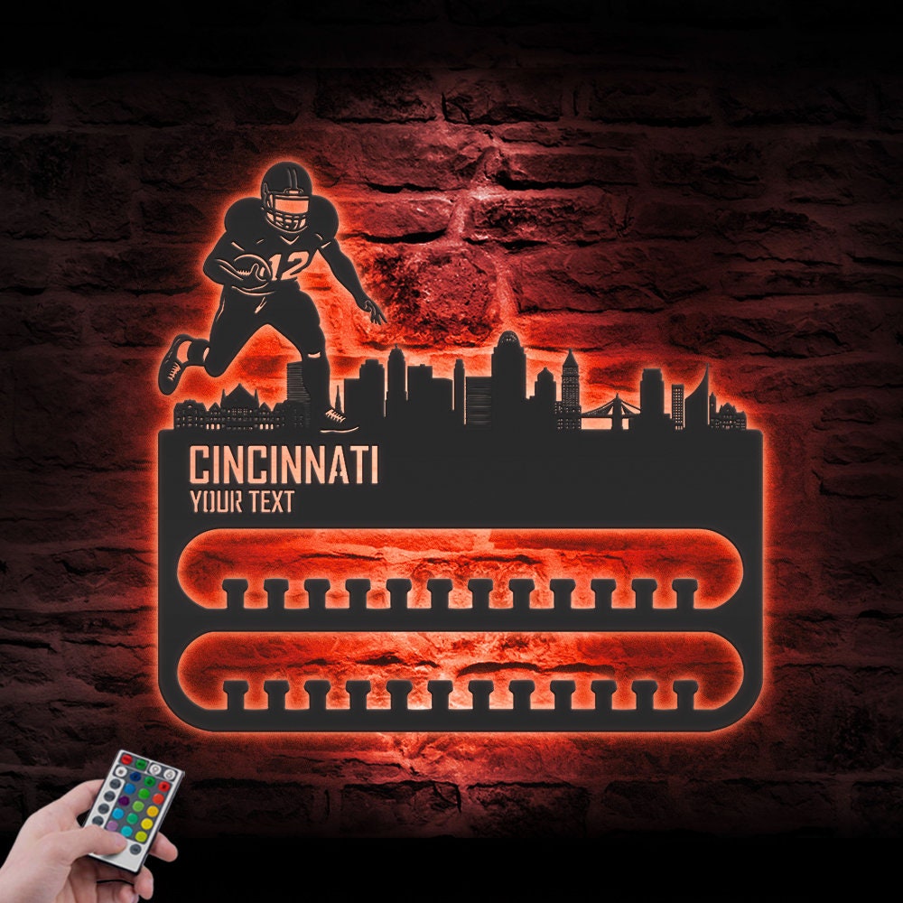 Custom-Cincinnati-Skyline-American-Football-Medal-Hanger-With-Led-Light_8