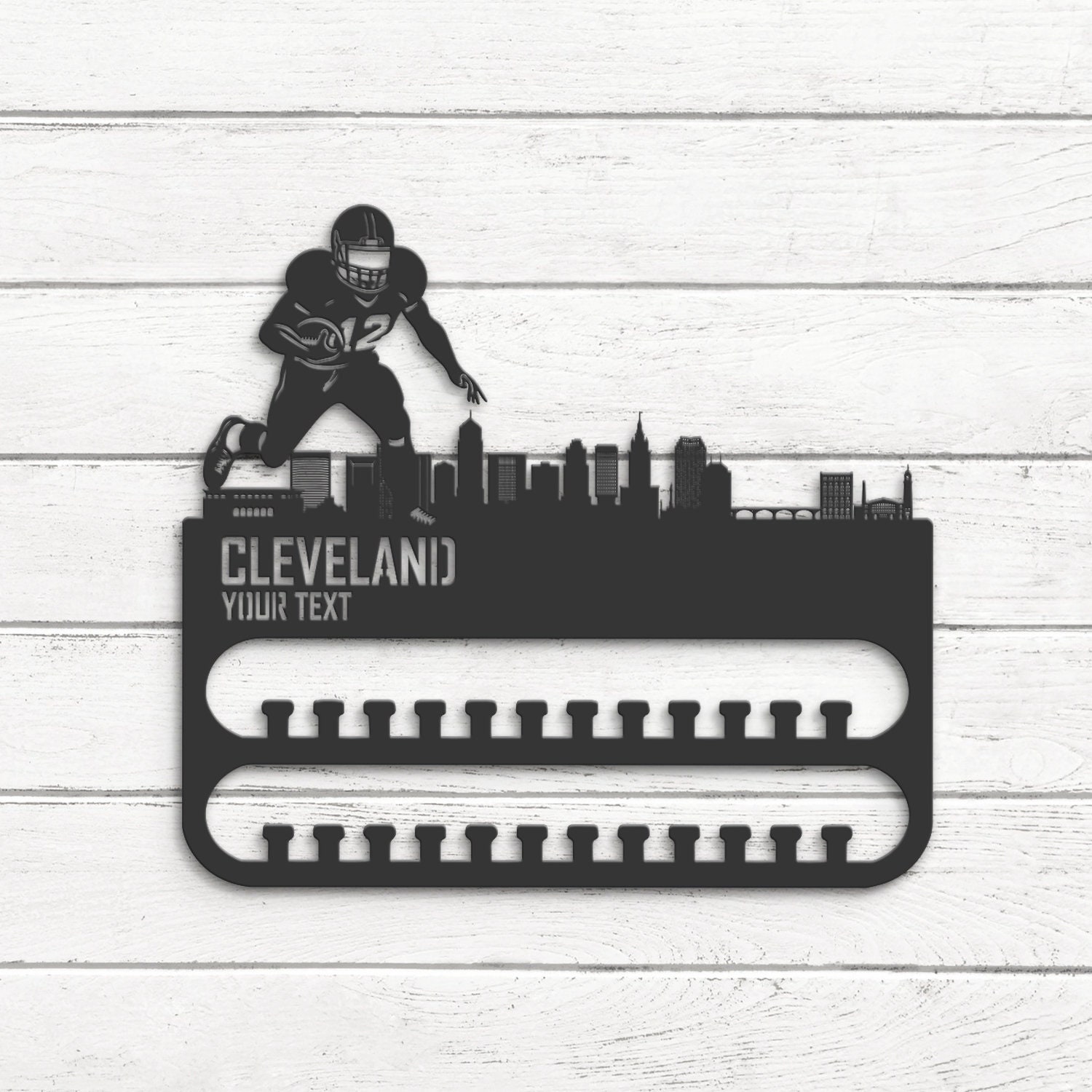 Custom-Cleveland-Skyline-American-Football-Medal-Hanger-With-Led-Light_2