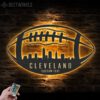 Custom-Cleveland-Skyline-American-Football-Metal-Wall-Art-LED-Light-3