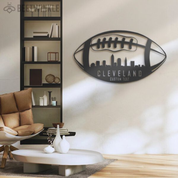 Custom-Cleveland-Skyline-American-Football-Metal-Wall-Art-LED-Light