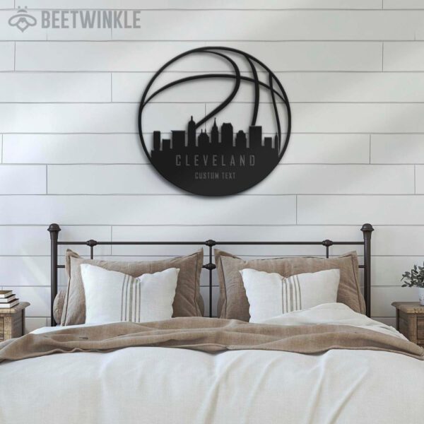 Custom-Cleveland-Skyline-Basketball-Metal-Wall-Art-LED-Light-6